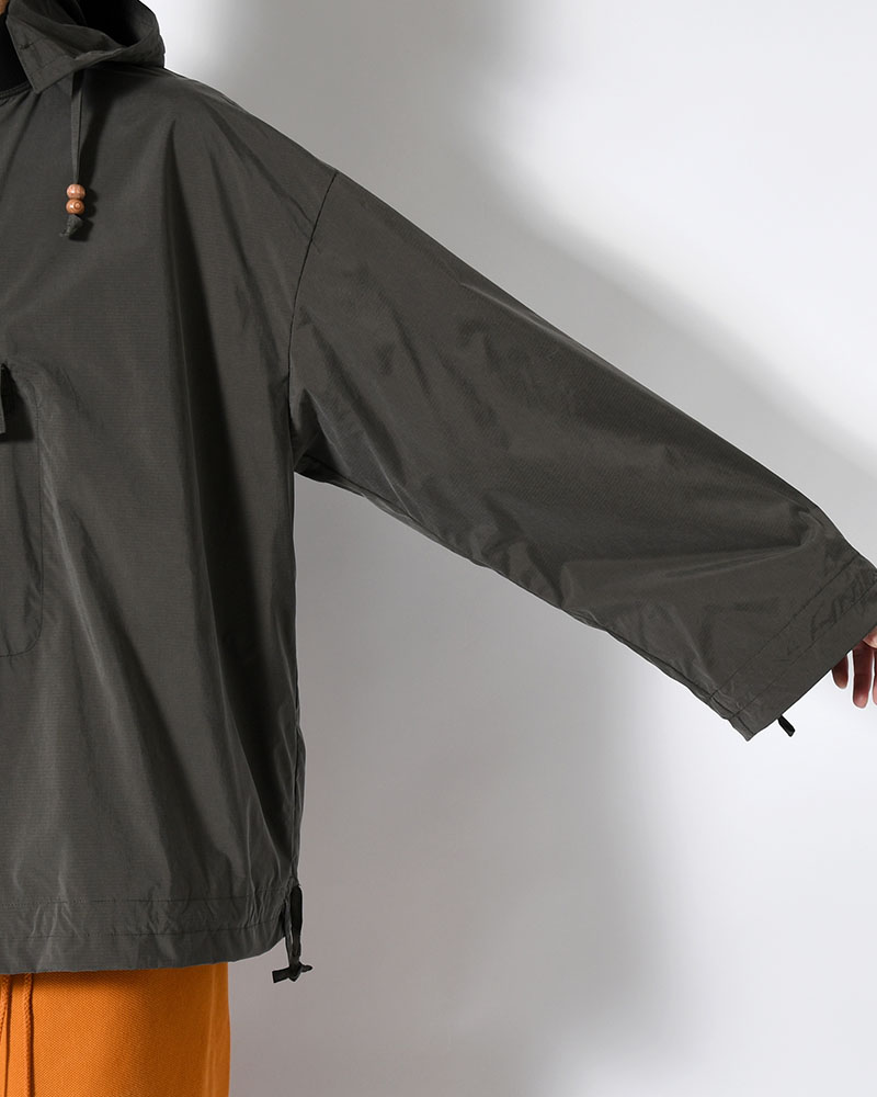 FANG ANORACK HOOD (WATER PROOF) -CHARCOAL-