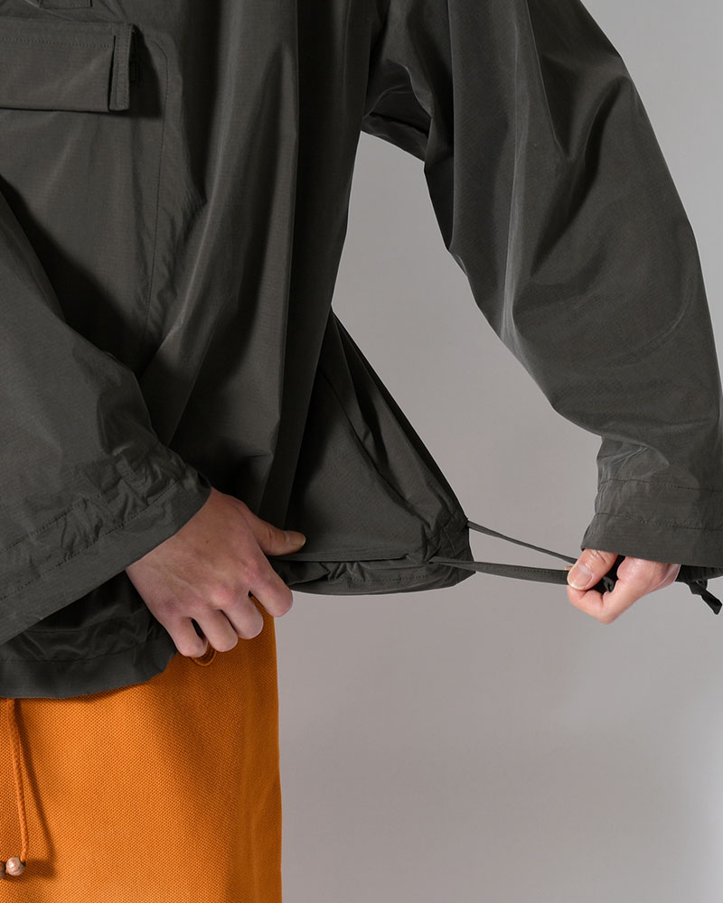 FANG ANORACK HOOD (WATER PROOF) -CHARCOAL-