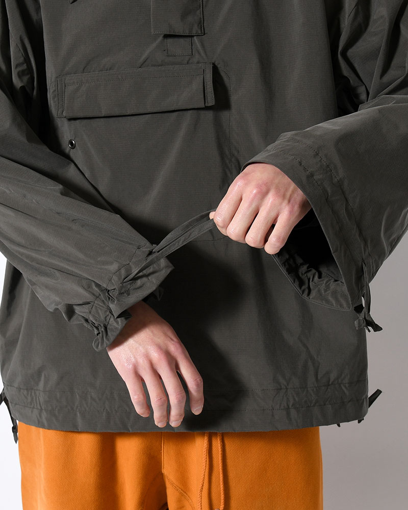 FANG ANORACK HOOD (WATER PROOF) -CHARCOAL-