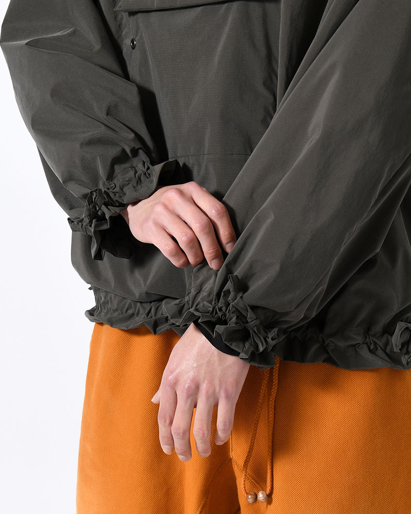 FANG ANORACK HOOD (WATER PROOF) -CHARCOAL-