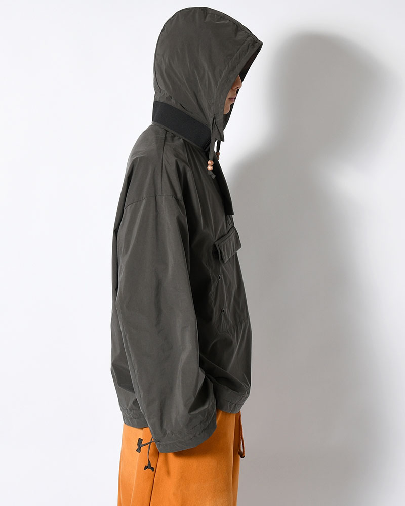 FANG ANORACK HOOD (WATER PROOF) -CHARCOAL-