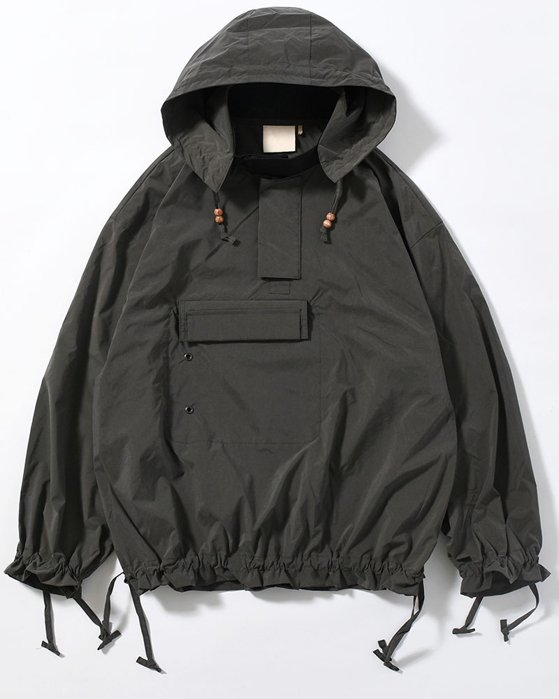 FANG ANORACK HOOD (WATER PROOF) -CHARCOAL-