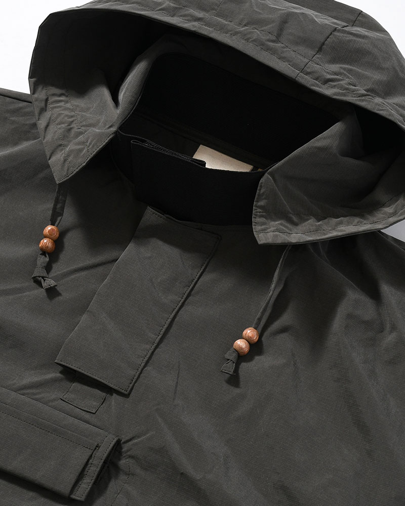 FANG ANORACK HOOD (WATER PROOF) -CHARCOAL-