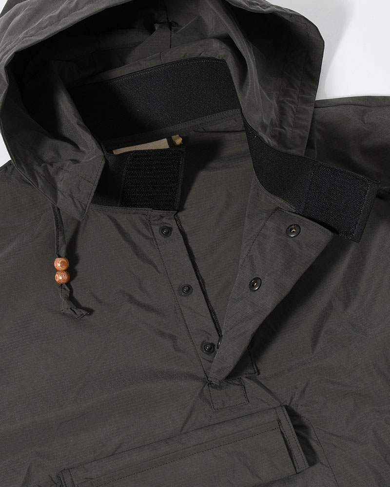 FANG ANORACK HOOD (WATER PROOF) -CHARCOAL-