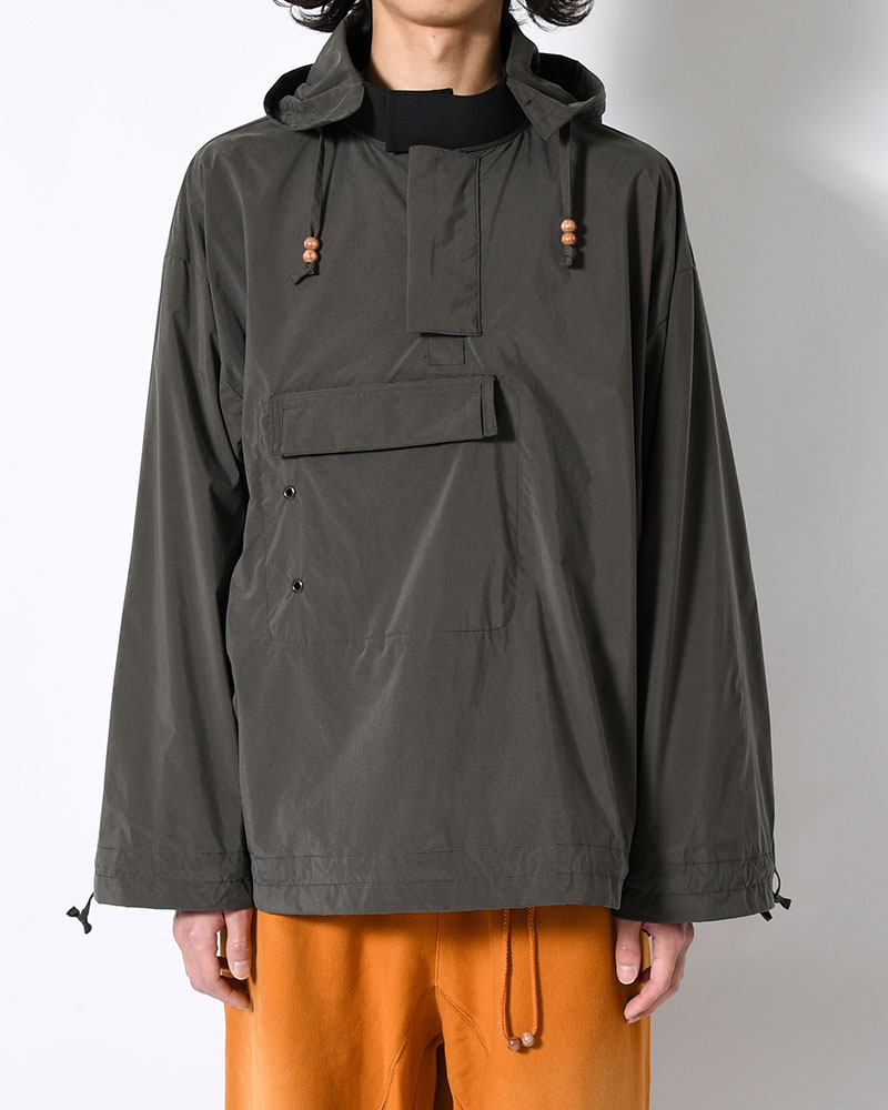 FANG ANORACK HOOD (WATER PROOF) -CHARCOAL-