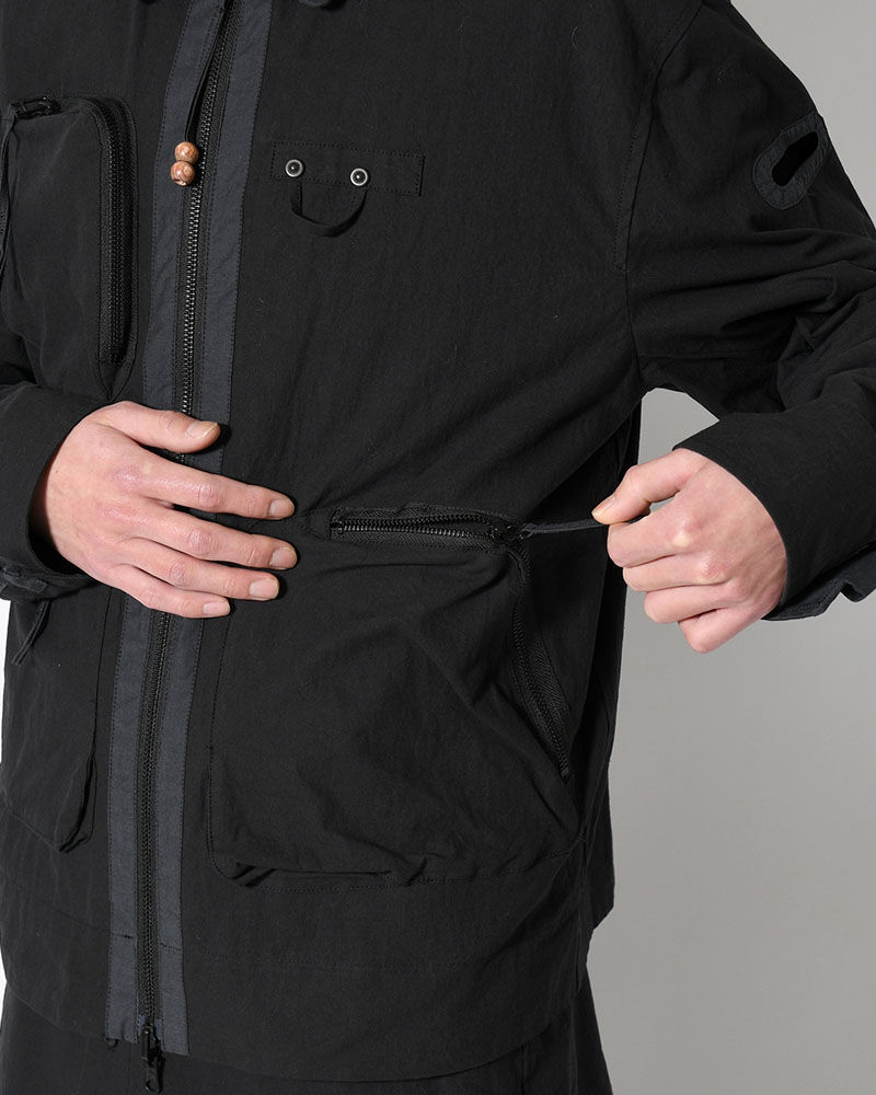 FANG JKT (REVERSIBLE) -BLACK-