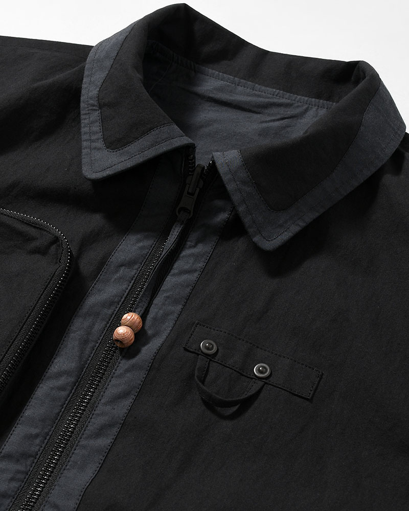 FANG JKT (REVERSIBLE) -BLACK-