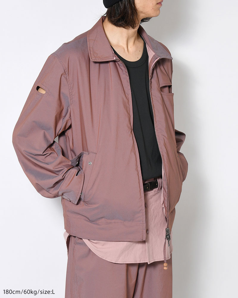 FANG JKT (REVERSIBLE) -PINK BROWN-