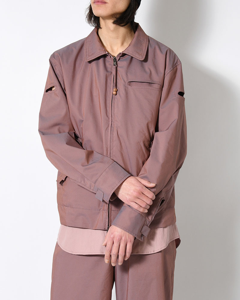 FANG JKT (REVERSIBLE) -PINK BROWN-