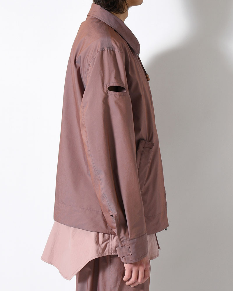 FANG JKT (REVERSIBLE) -PINK BROWN-