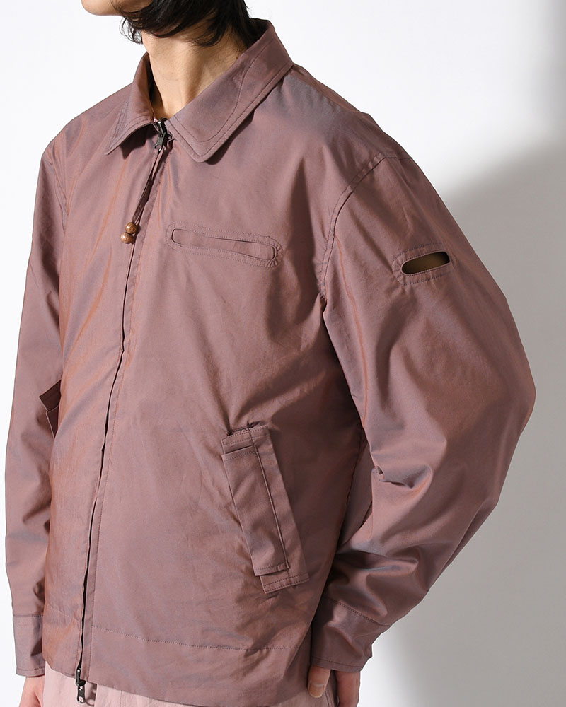 FANG JKT (REVERSIBLE) -PINK BROWN-