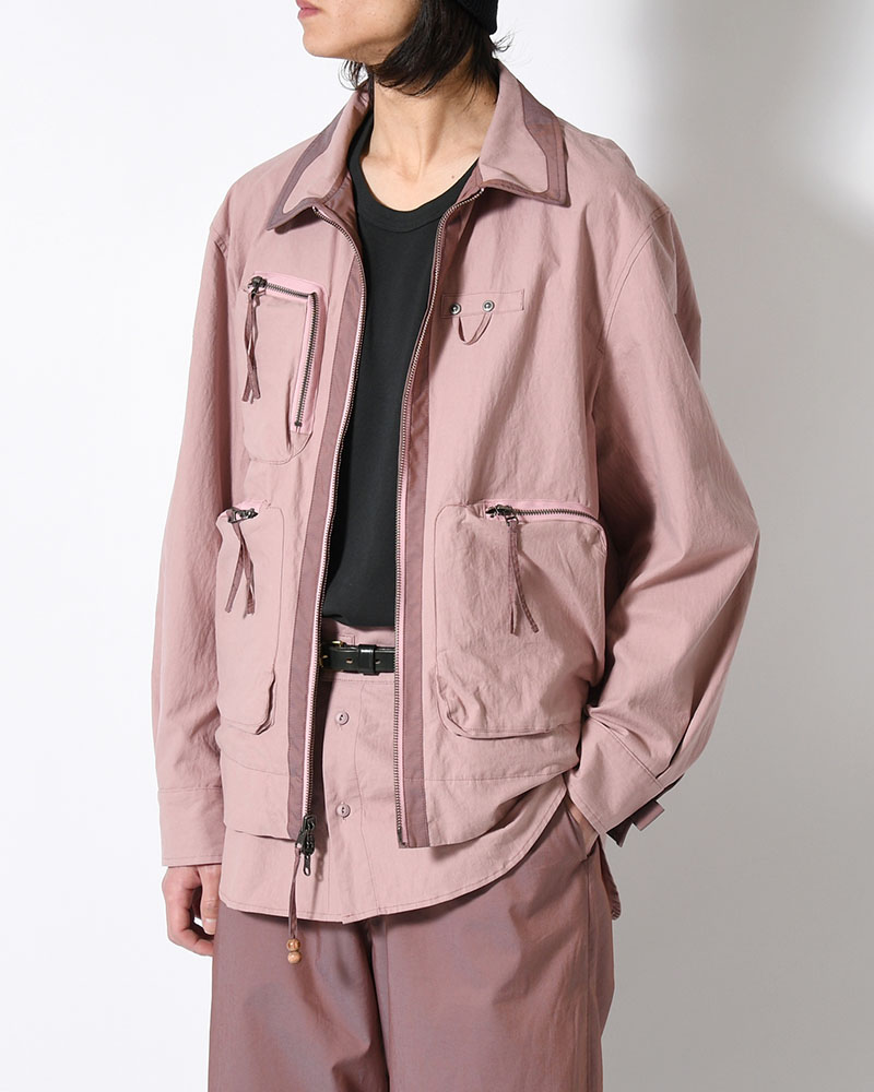 FANG JKT (REVERSIBLE) -PINK BROWN-