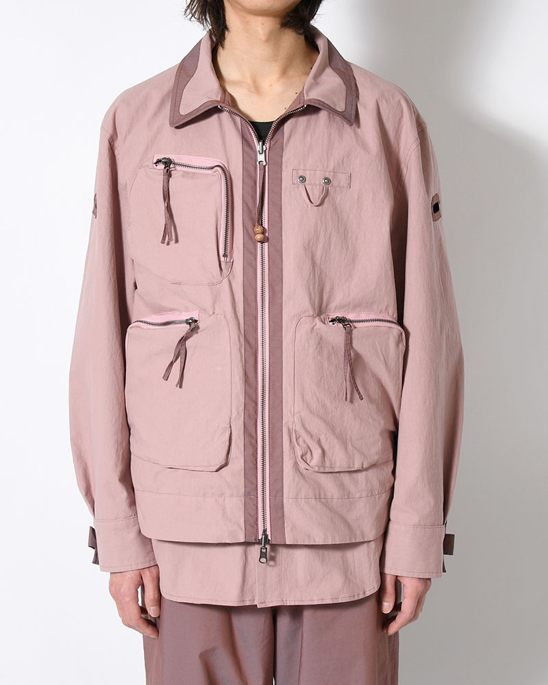 FANG JKT (REVERSIBLE) -PINK BROWN-