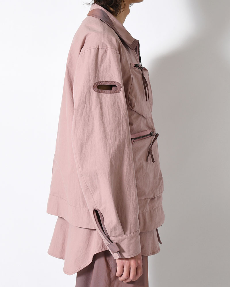 FANG JKT (REVERSIBLE) -PINK BROWN-