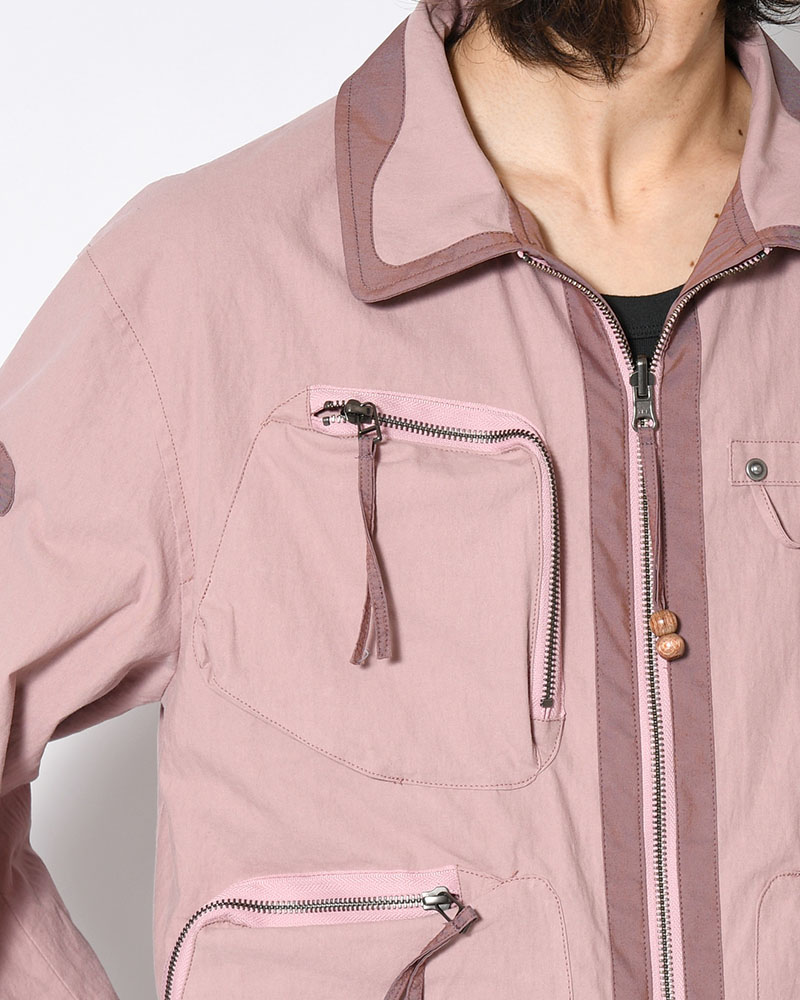 FANG JKT (REVERSIBLE) -PINK BROWN-