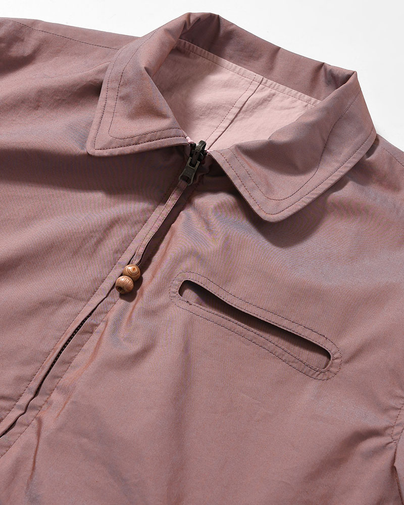 FANG JKT (REVERSIBLE) -PINK BROWN-