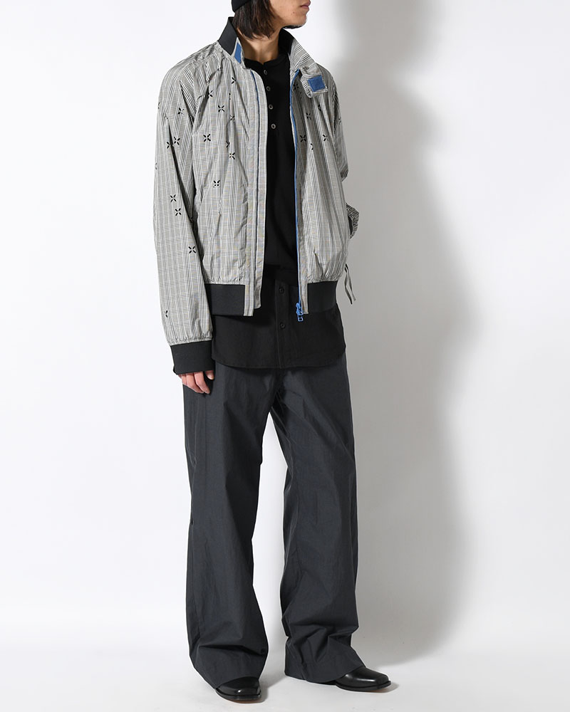 GUAI BLOUSON -BLUE CHECK-