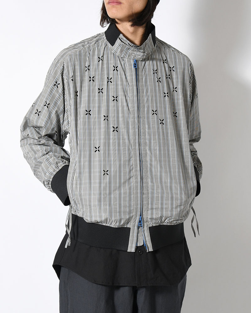 GUAI BLOUSON -BLUE CHECK-