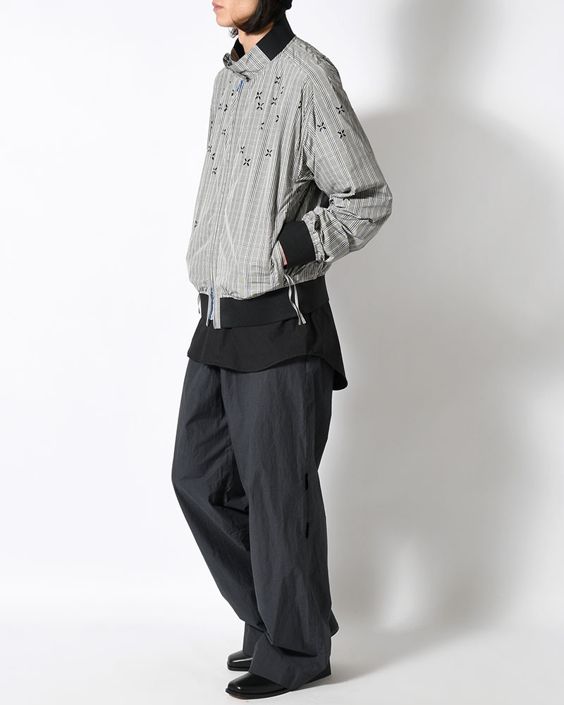 GUAI BLOUSON -BLUE CHECK-