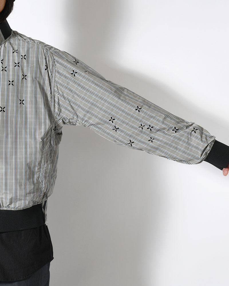 GUAI BLOUSON -BLUE CHECK-