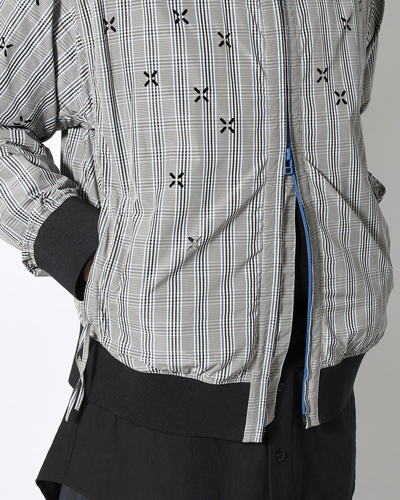 GUAI BLOUSON -BLUE CHECK-