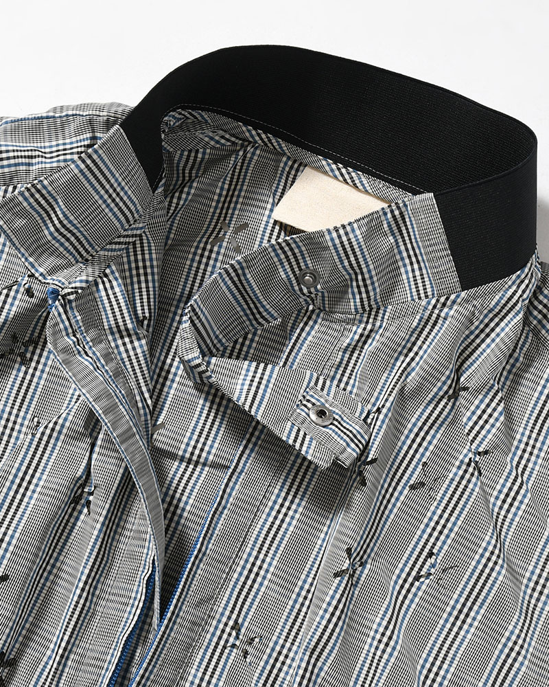 GUAI BLOUSON -BLUE CHECK-