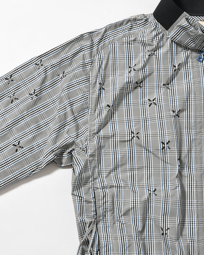 GUAI BLOUSON -BLUE CHECK-