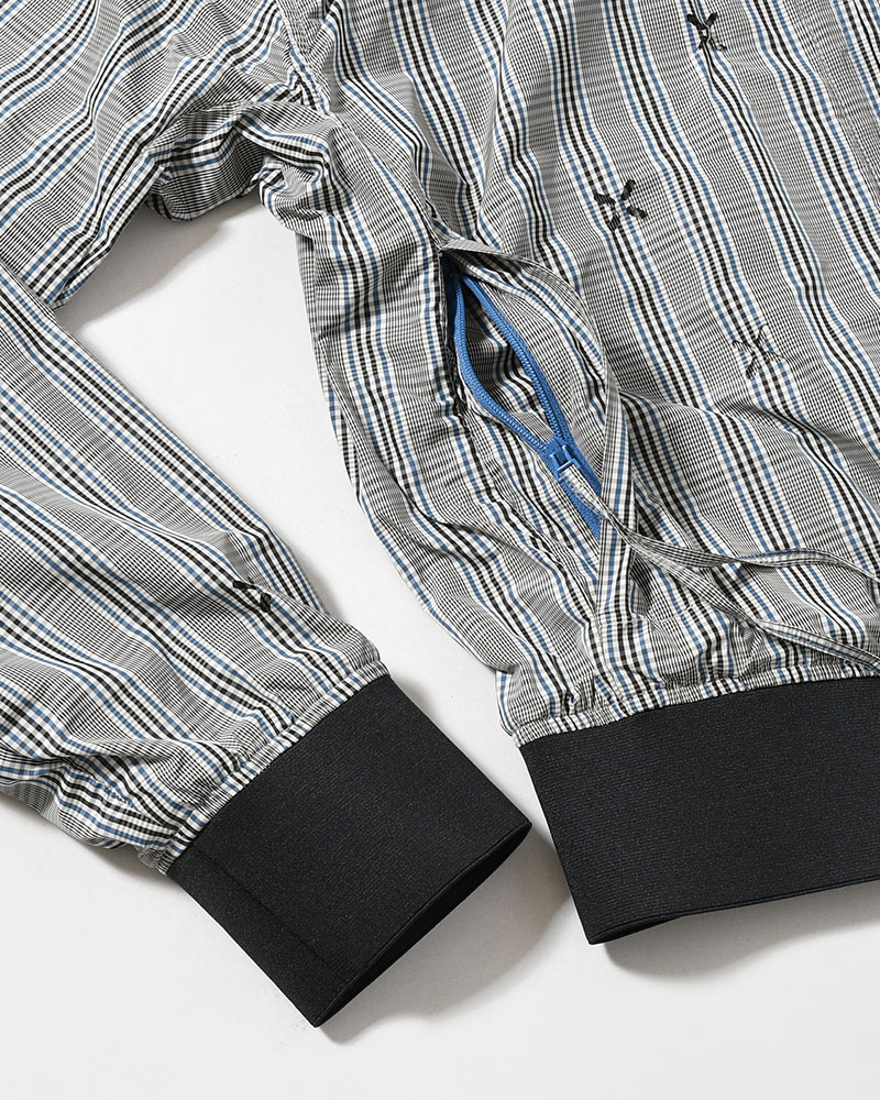 GUAI BLOUSON -BLUE CHECK-
