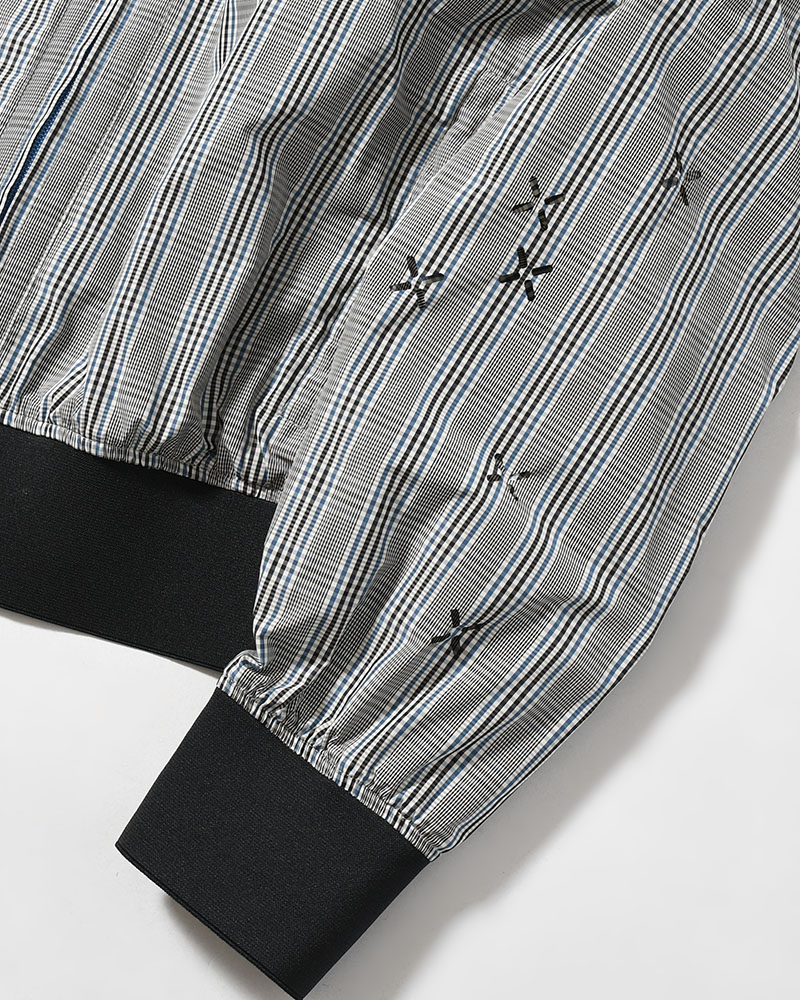 GUAI BLOUSON -BLUE CHECK-