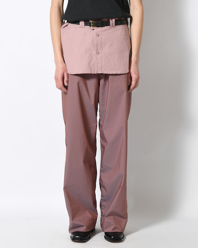 FANG PANTS -PINK BROWN-