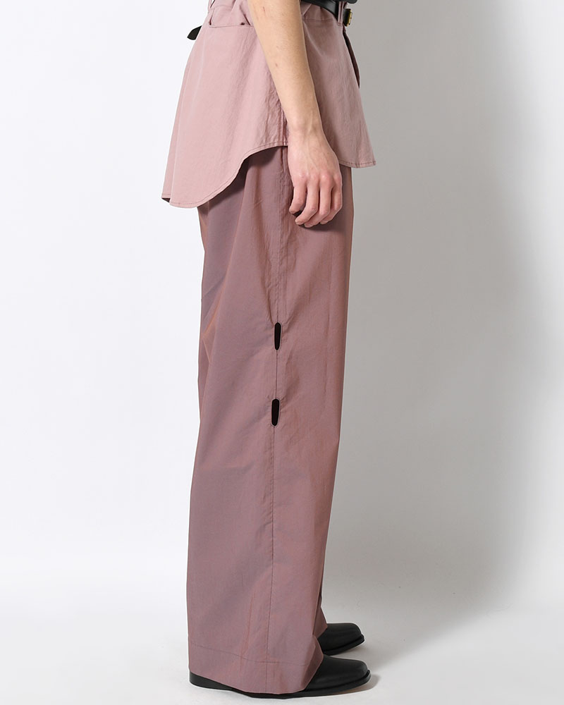 FANG PANTS -PINK BROWN-