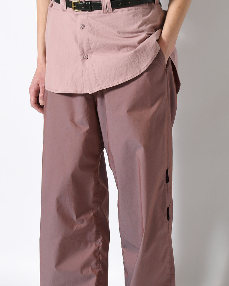 FANG PANTS -PINK BROWN-