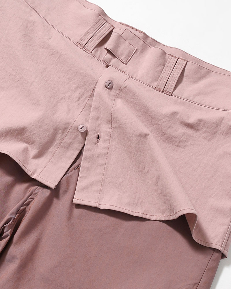 FANG PANTS -PINK BROWN-