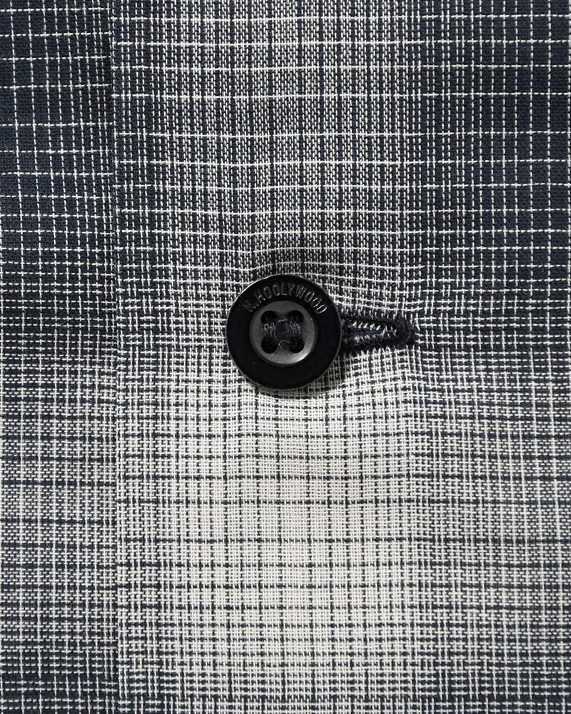 HALF SLEEVE SHIRT -BLACK CHECK-