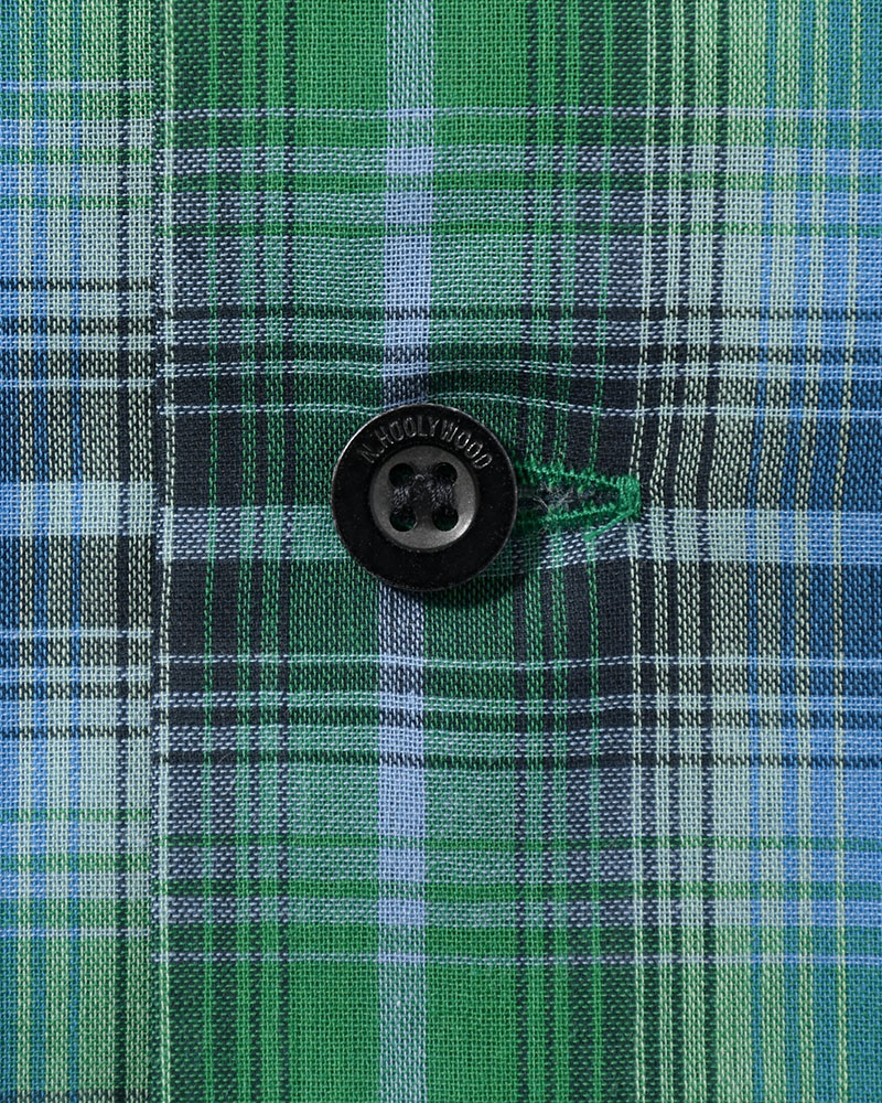 HALF SLEEVE SHIRT -GREEN CHECK-