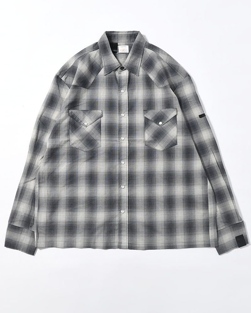 WESTERN SHIRT -BLACK CHECK-