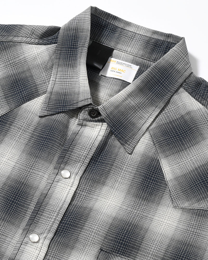 WESTERN SHIRT -BLACK CHECK-