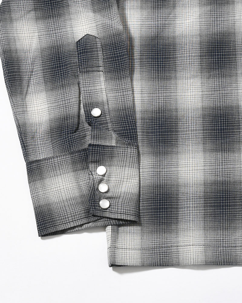 WESTERN SHIRT -BLACK CHECK-