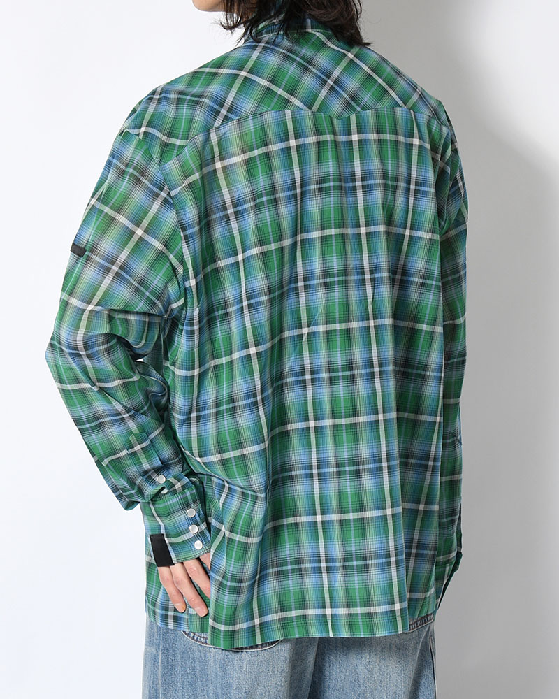 WESTERN SHIRT -GREEN CHECK-