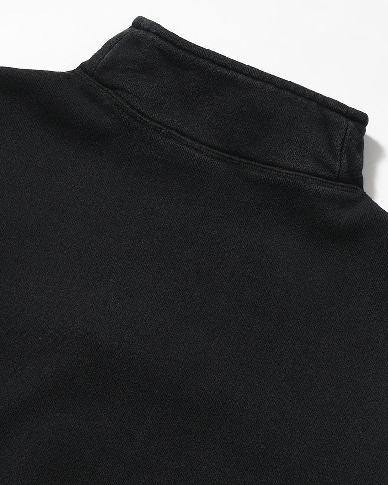 RESEARCHED HZ PULLOVER / COTTON SWEAT -BLACK-