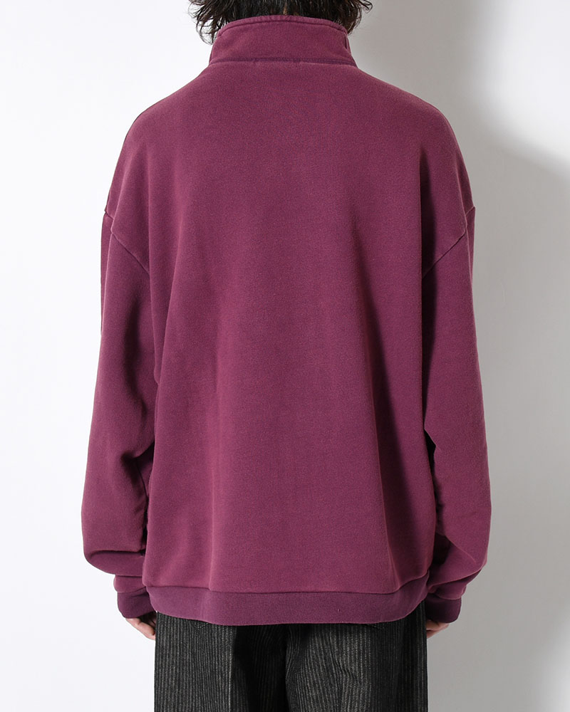 RESEARCHED HZ PULLOVER / COTTON SWEAT -PURPLE-