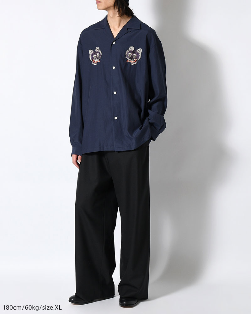 NUE SOUVENIR OC SHIRT -NAVY-