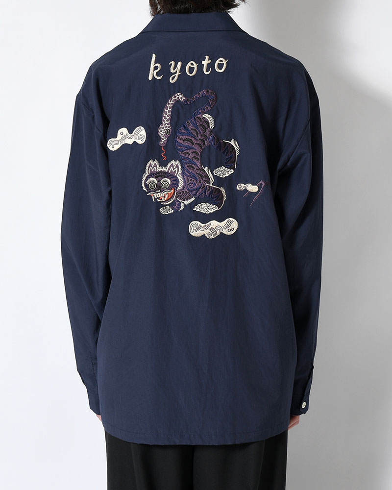 NUE SOUVENIR OC SHIRT -NAVY-
