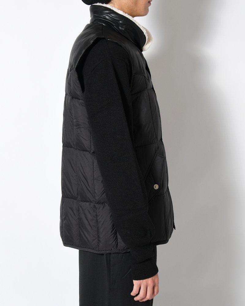 WORK WESTERN DOWN VEST -BLACK-