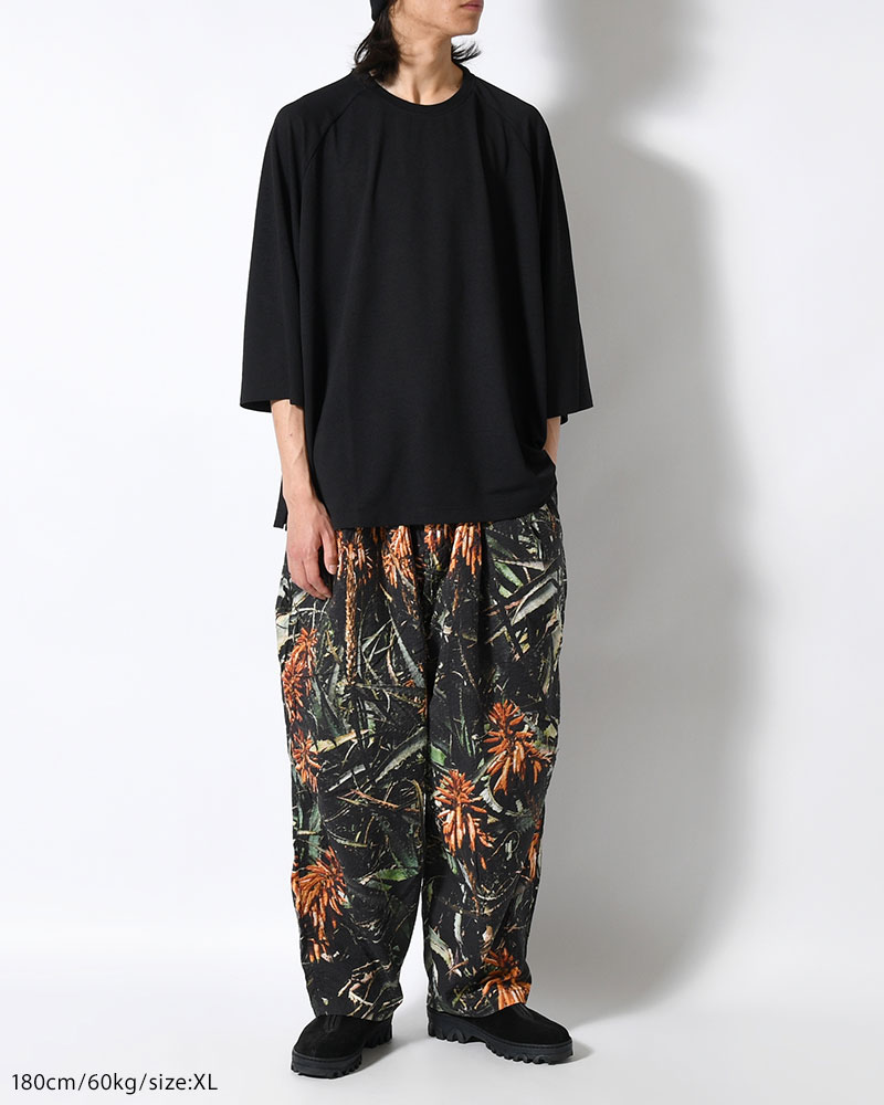 ALOE BALLOON PANTS -BLACK-