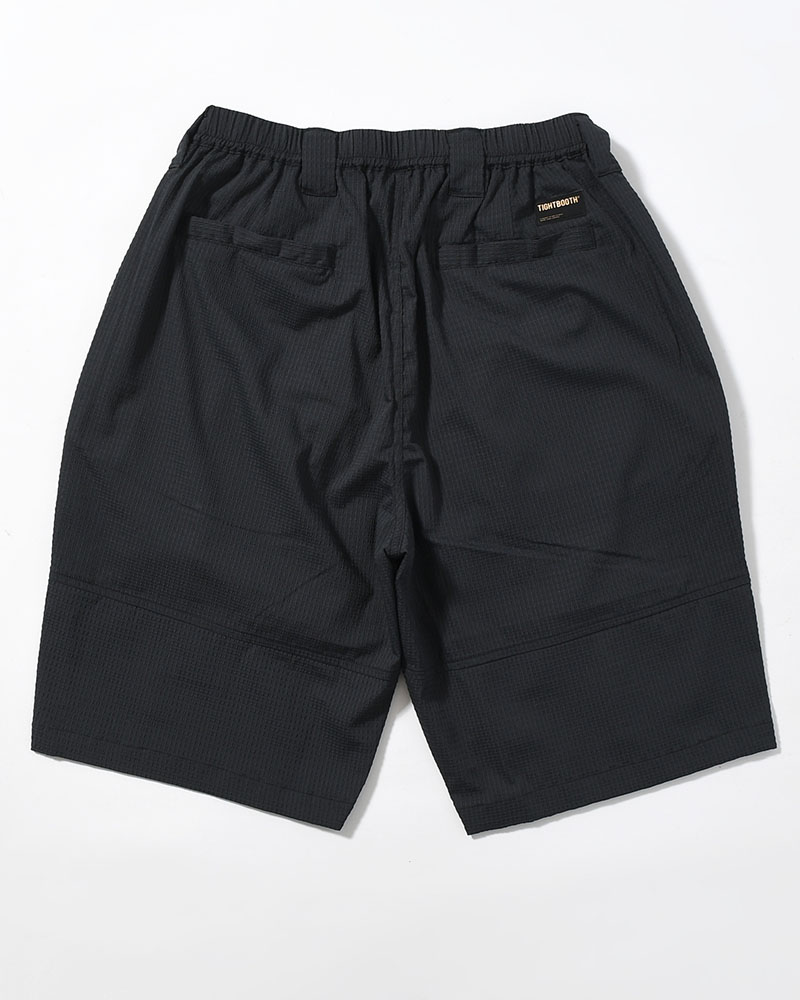 SEERSUCKER BIG SHORTS -BLACK-