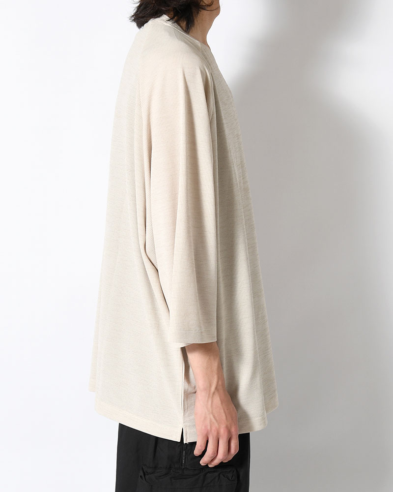 CHIDRY 3/4 SLEEVE T-SHIRT -IVORY-