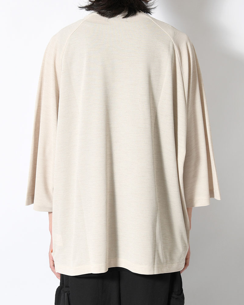 CHIDRY 3/4 SLEEVE T-SHIRT -IVORY-