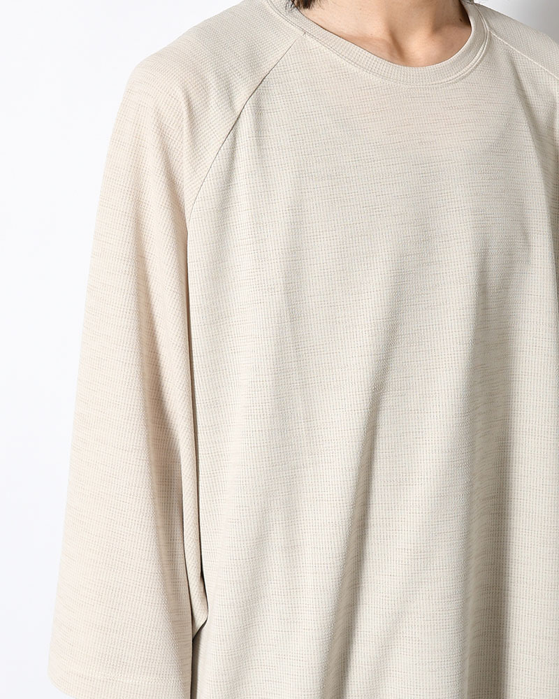 CHIDRY 3/4 SLEEVE T-SHIRT -IVORY-