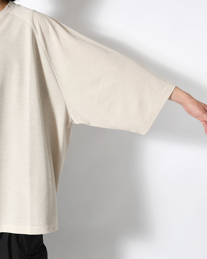 CHIDRY 3/4 SLEEVE T-SHIRT -IVORY-